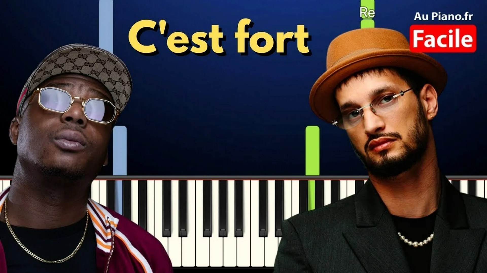 Soolking ft. Ninho – C&rsquo;est fort | Synthesia Piano Tutorial FACILE 🎹 (Débutant)