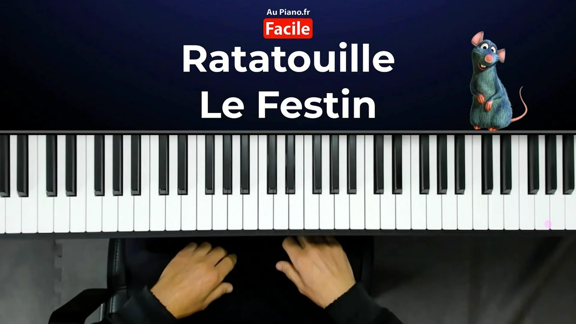 Le festin Ratatouille – Piano Tutorial FACILE