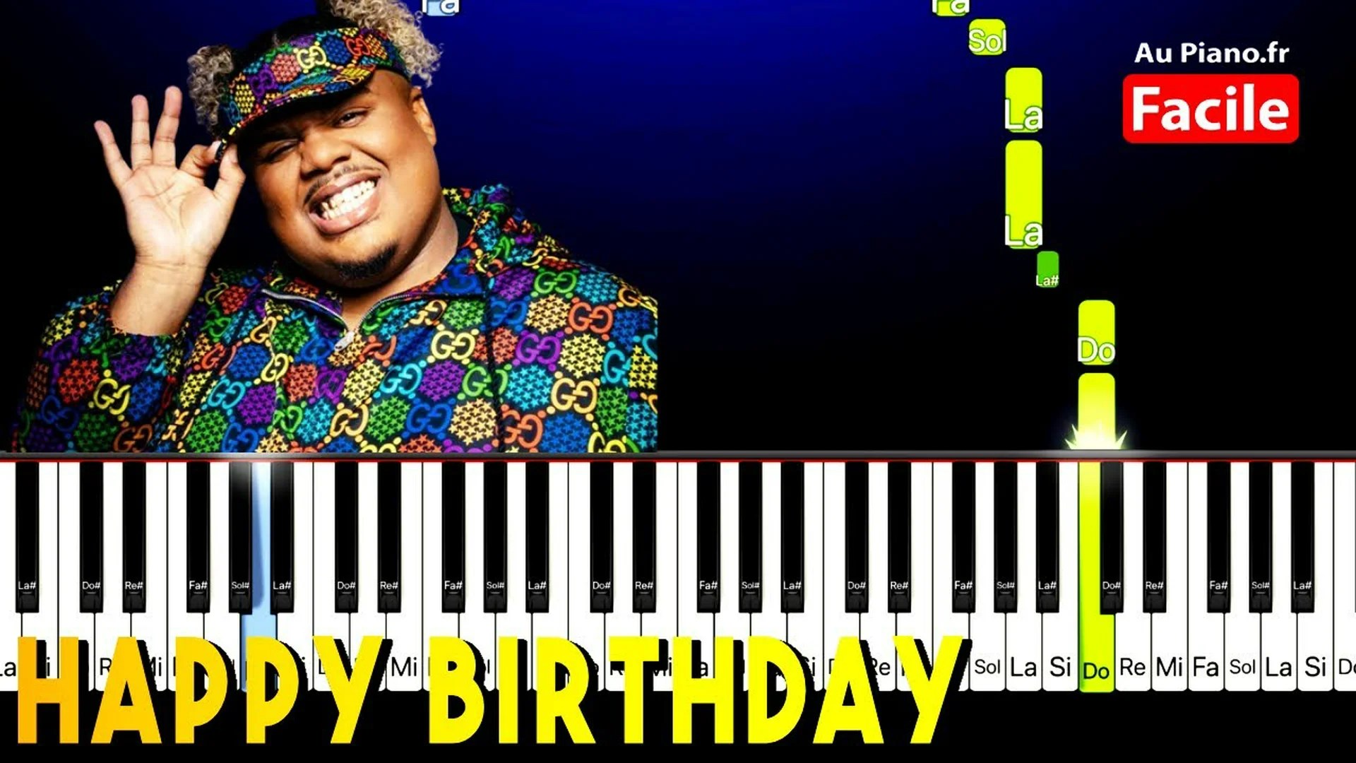 Naza – Happy Birthday – Piano Cover Tutorial Paroles Instru