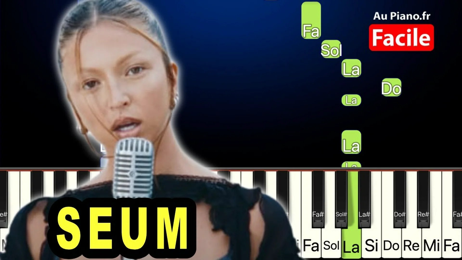 Eva Seum – Piano Karaoké Instrumental Paroles/Lyrics