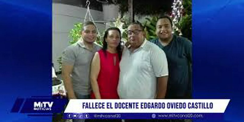 Fallece el docente Edgardo Oviedo Castillo