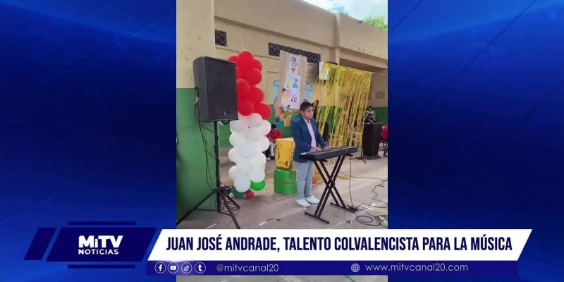 Juan José Andrade, talento colvalencista para la música
