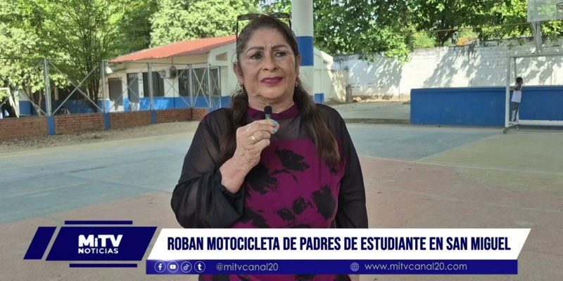 Delincuente roba moto a las afueras de un colegio en Aguachica