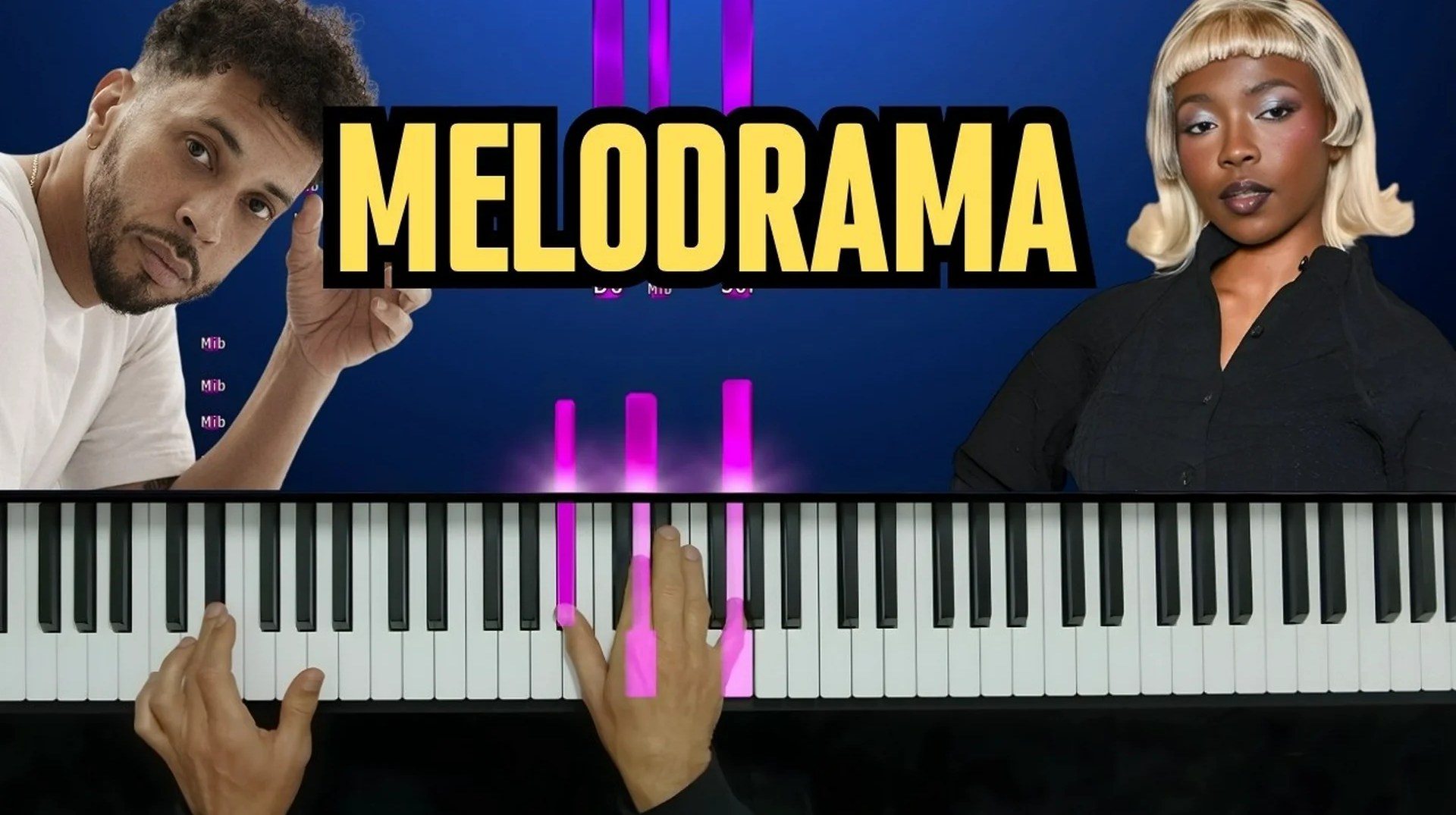 Melodrama Disiz feat. Theodora Piano Tuto Cours FACILE
