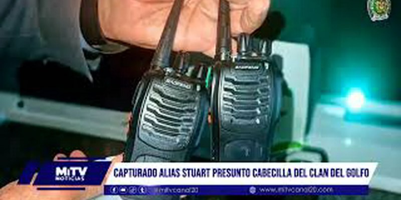 Capturado alias Stuart presunto cabecilla del clan del golfo