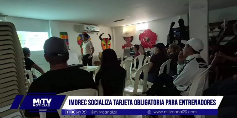 Imdrec socializa tarjeta obligatoria para entrenadores
