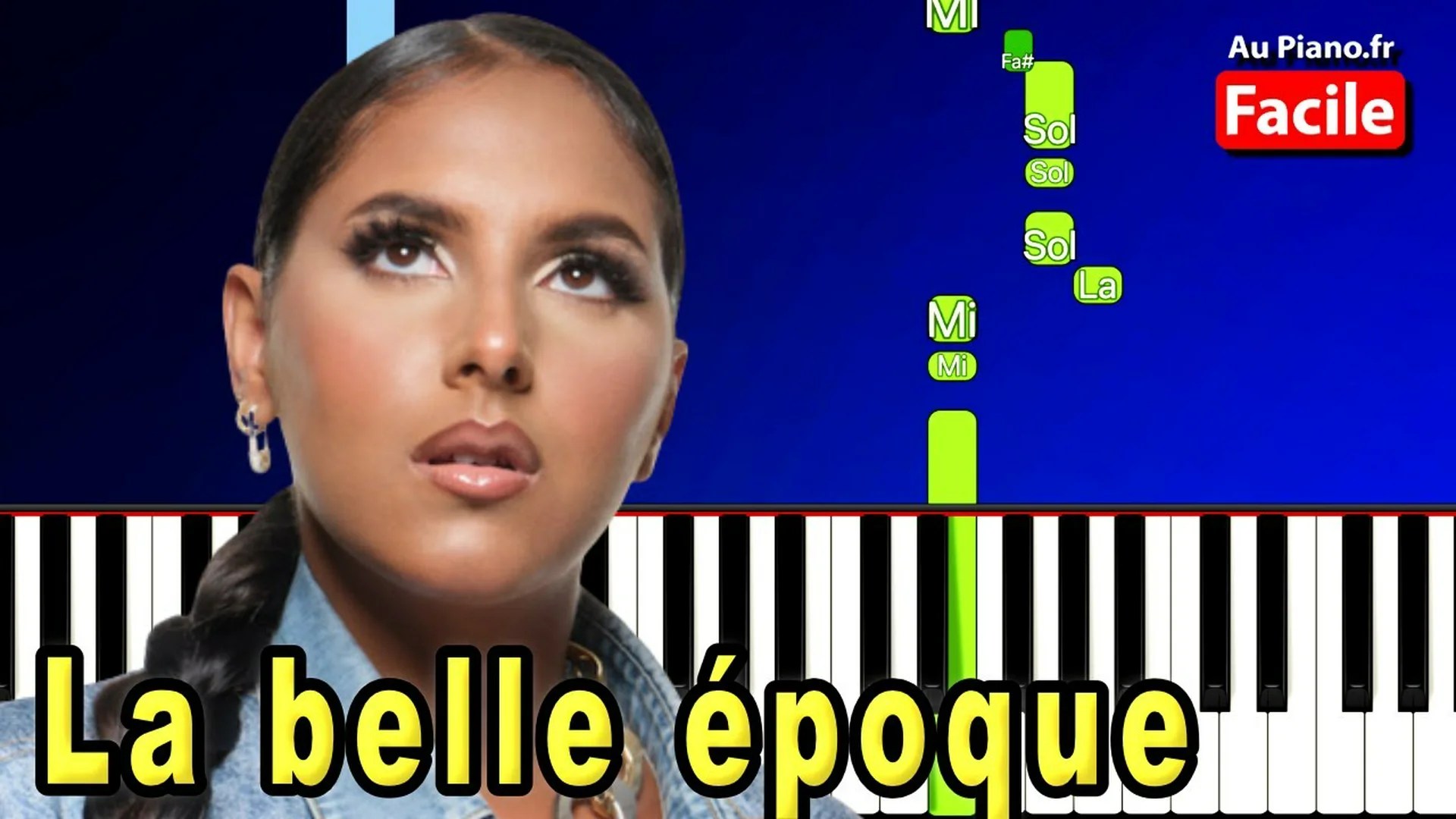 Lynda – La belle époque Piano Cover Tutorial Karaoké Lyrics