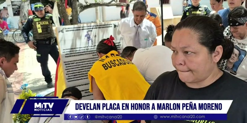Aguachica rinde homenaje a Marlon Peña Moreno