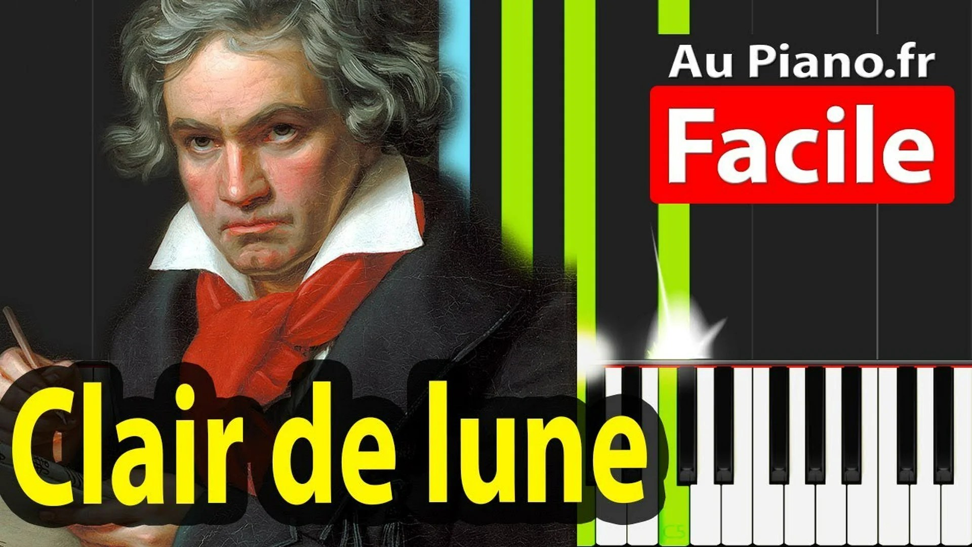 Beethoven piano tutorial facile « Clair de Lune »
