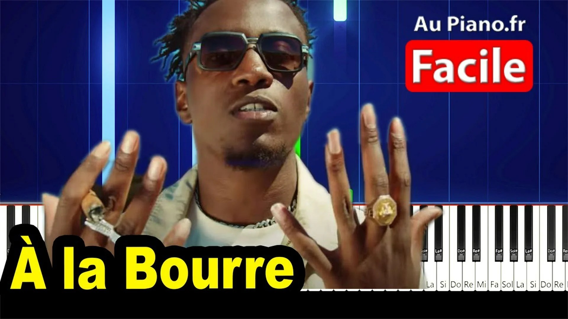 JNR – À LA BOURRE – Piano Cover INSTRU RAP Lyrics