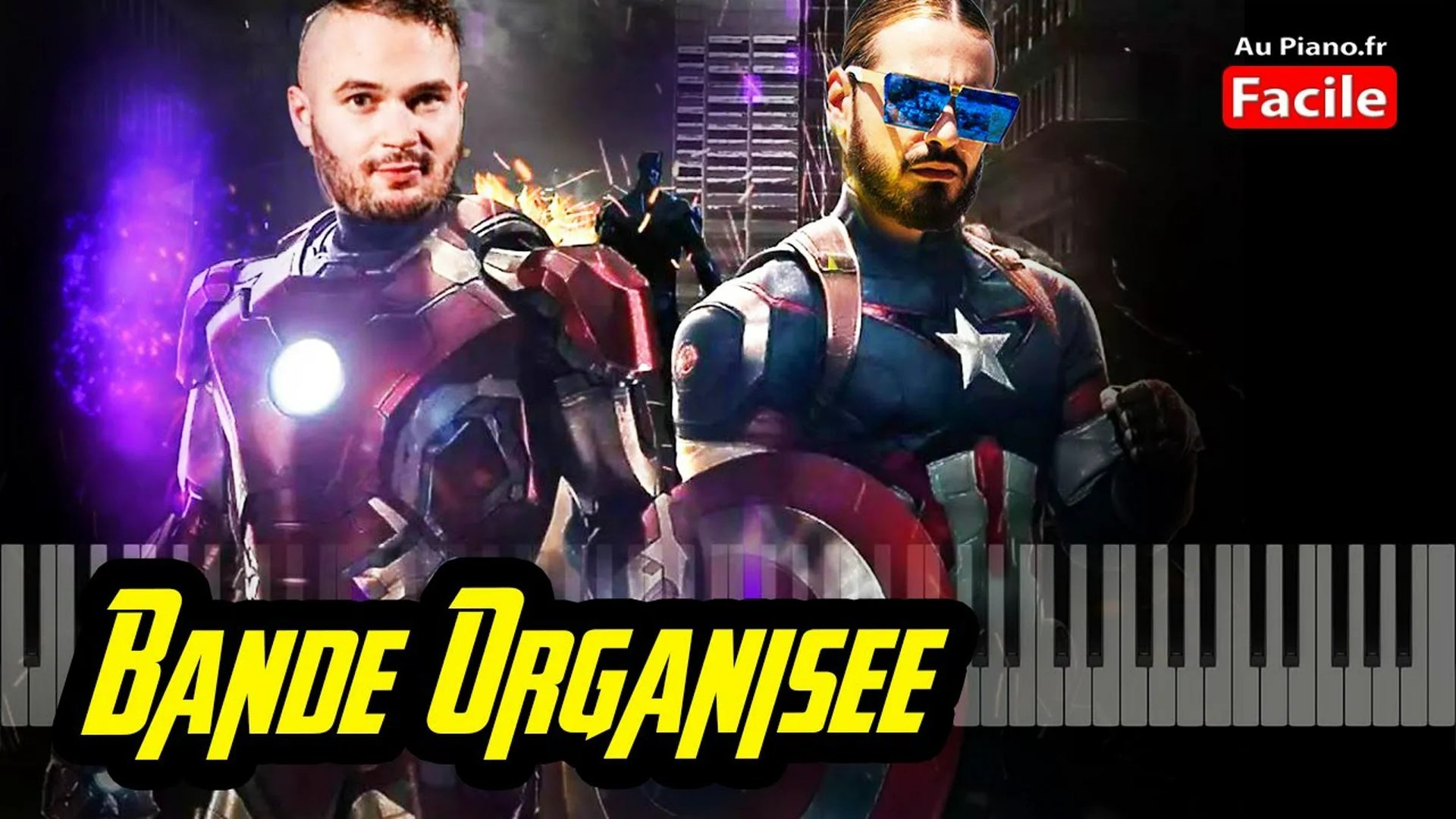 Jul Bande Organisée – REMIX Piano Cover Instru Paroles (AuPiano.fr)