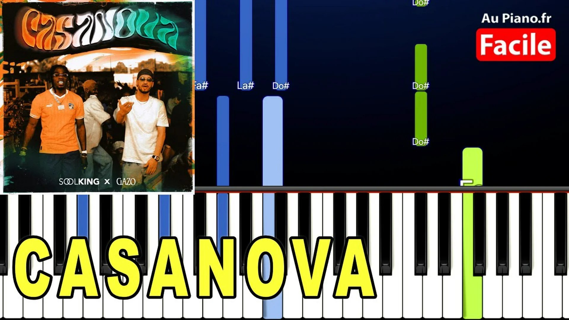 Soolking Casanova – Piano (Au piano.fr)