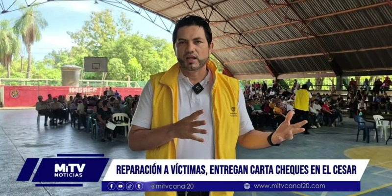 Víctimas del Cesar recibieron carta cheques