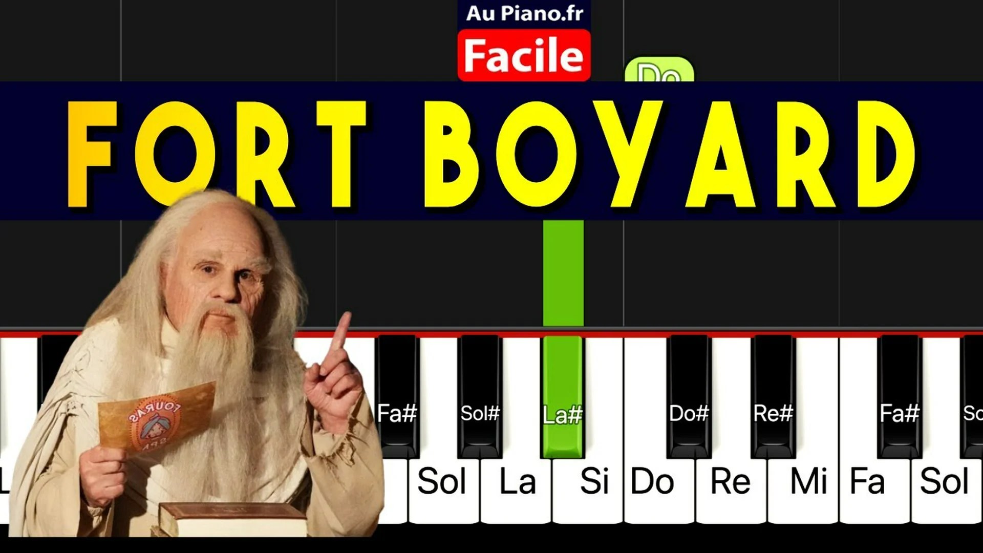 Fort Boyard – Piano Tutorial Très FACILE