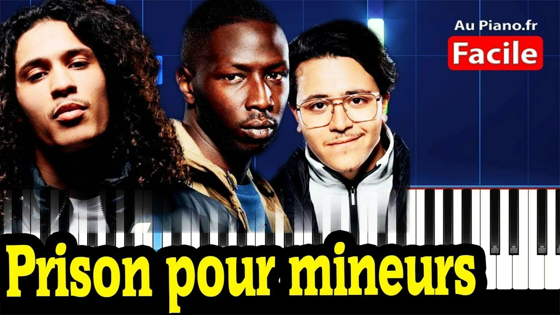 Apash « Hatik » Prison pour mineurs – Validé – Piano Tutorial Cover Instrumental paroles Karaoke