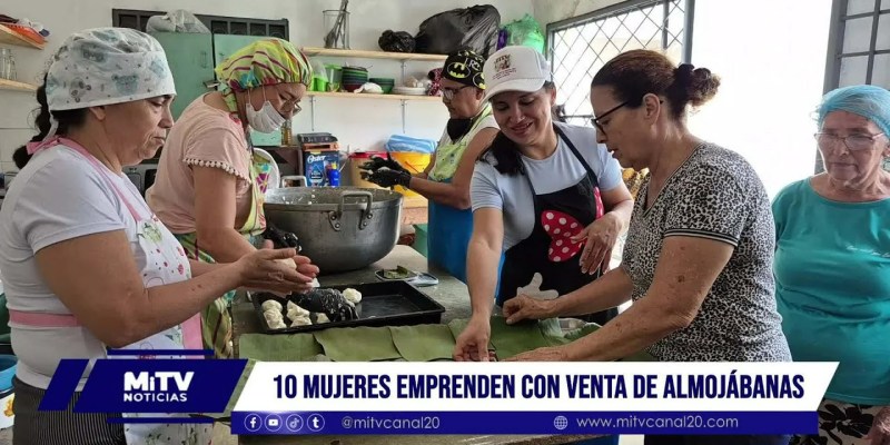 10 mujeres emprenden con venta de almojábanas