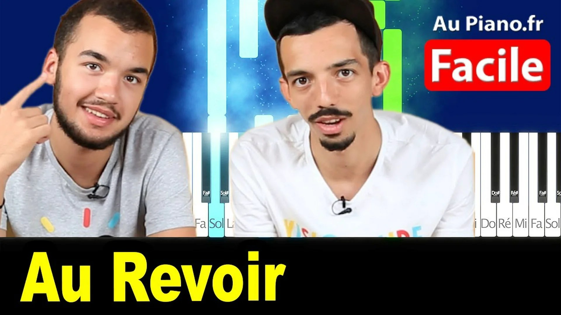 Bigflo & Oli – Au Revoir – Piano Facile Cover Tutorial