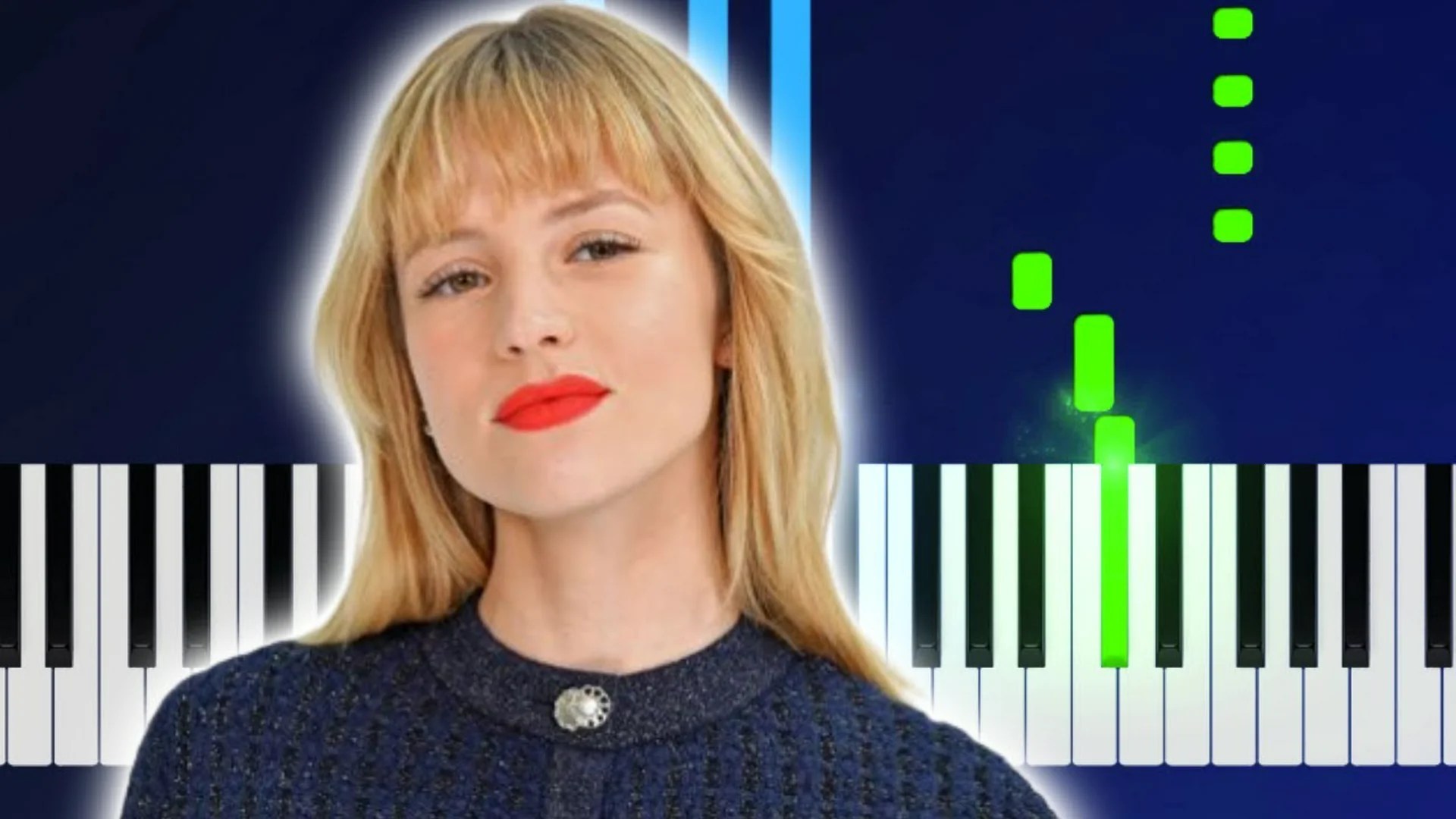 Angèle – Le temps fera les choses –  Musique Piano Cover Tutorial Paroles