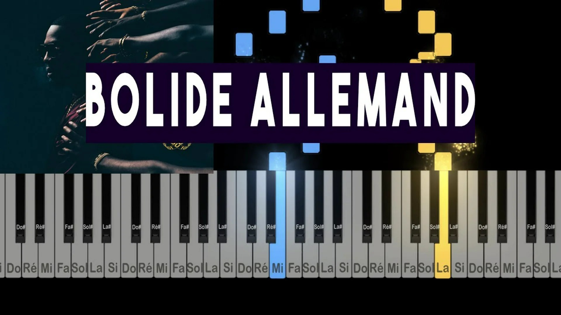 SDM – BOLIDE ALLEMAND – Piano Cover Tutorial Instrumental
