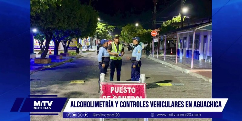 Alcoholimetría y controles vehiculares en Aguachica
