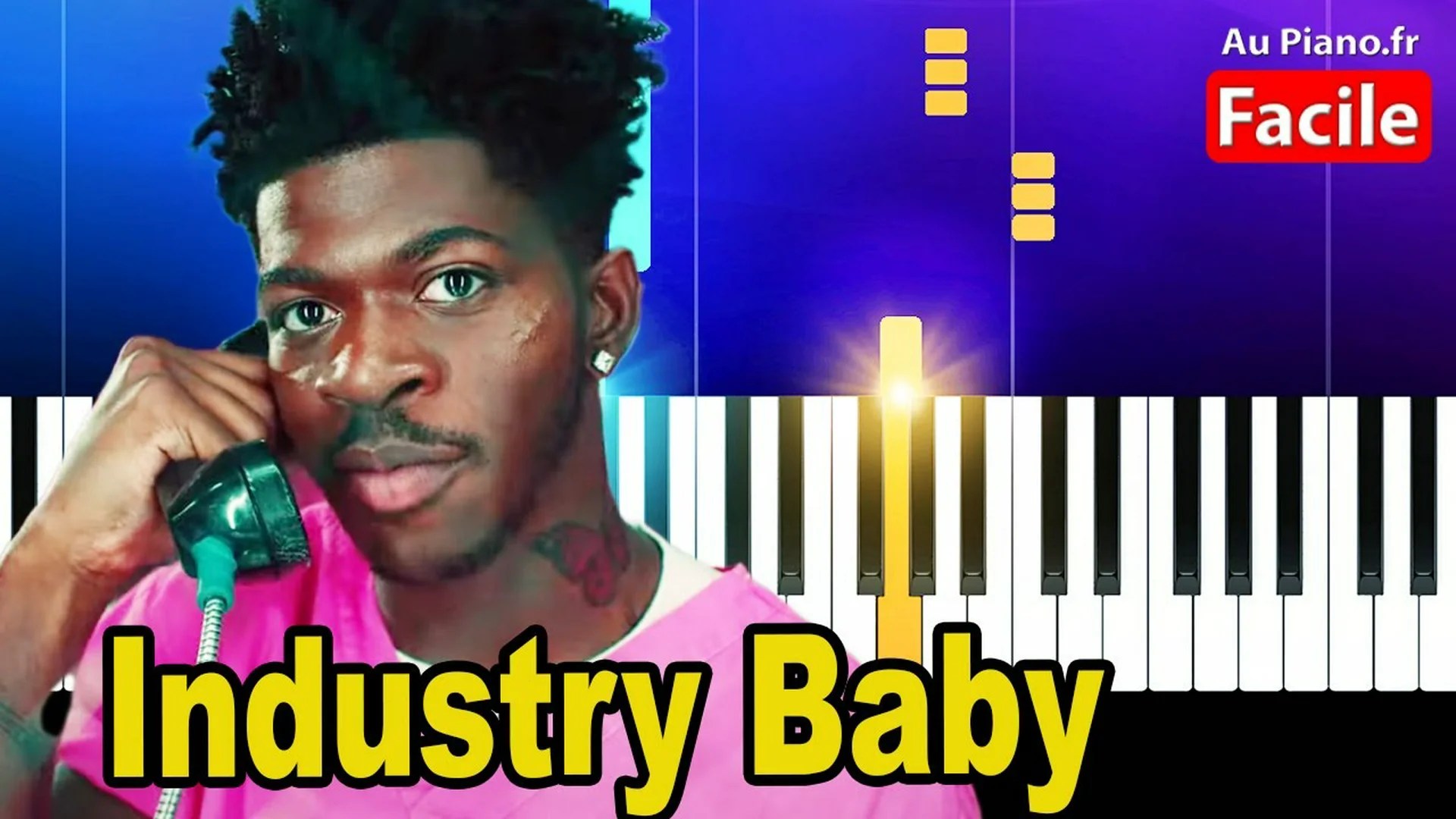 Lil Nas X INDUSTRY BABY Jack Harlow – Piano Cover Tutorial (Impro Mélancolique)