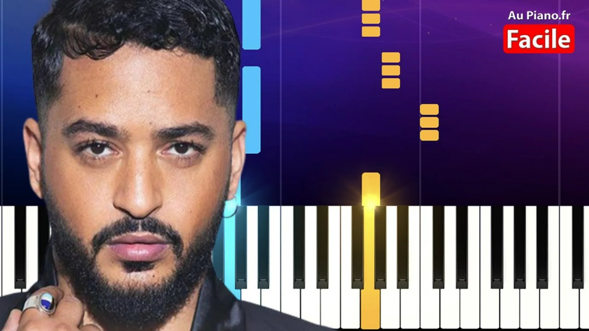 Slimane – Les Roses du Bois Boulogne Piano Cover Tutorial Facile