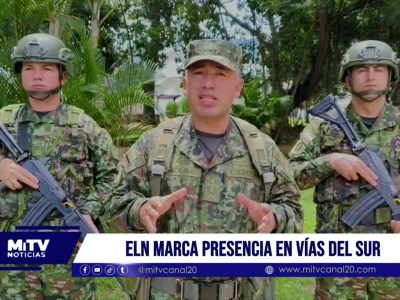 ELN reaparece con mensajes en Aguachica y Río de Oro