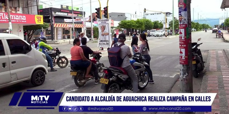 Andrés Pérez Villalba, Aspirante a la alcaldía Aguachica por el partido Comunes.