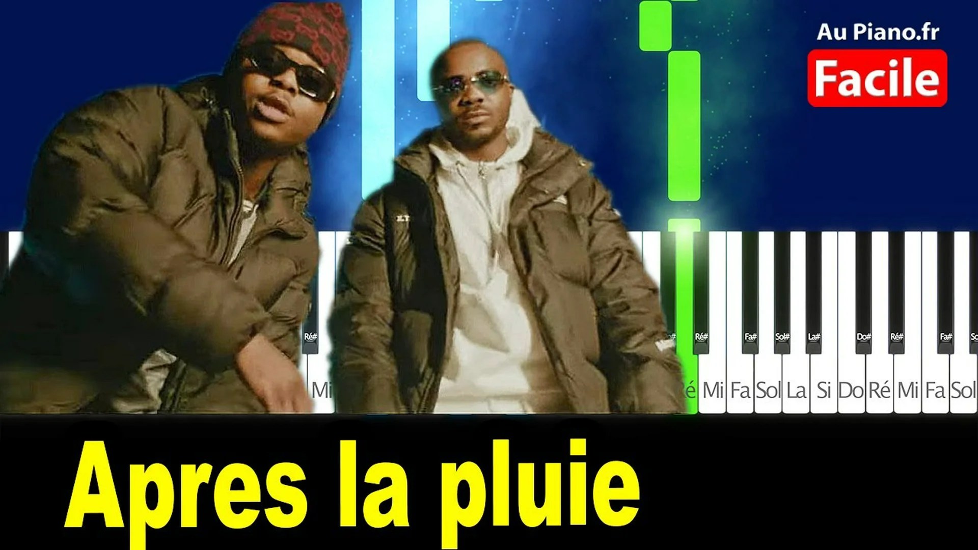 Hös Copperfield ft. Leto Après la pluie – Piano Cover Tutorial Instrumental Lyrics