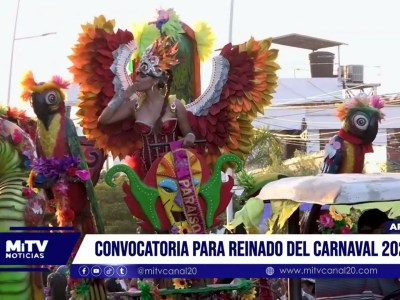 Convocatoria para reinado del carnaval 2025