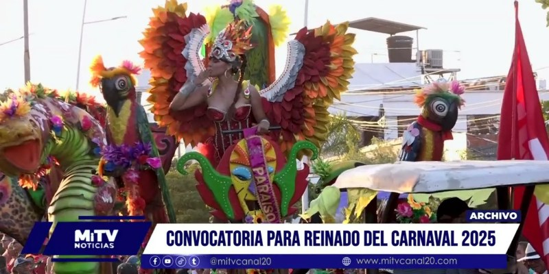 Convocatoria para reinado del carnaval 2025