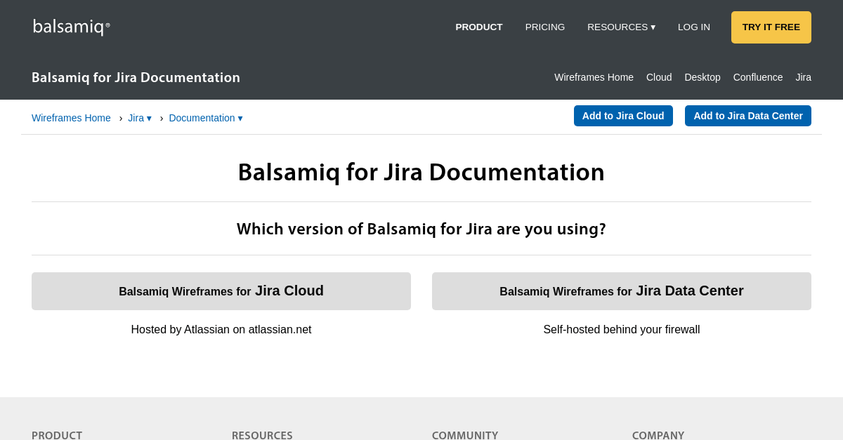 Balsamiq for Jira Documentation Balsamiq