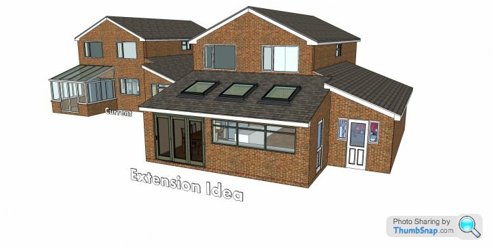 · a sloping (hipped) roofed house . Extension Roof Page 1 Homes Gardens And Diy Pistonheads Uk