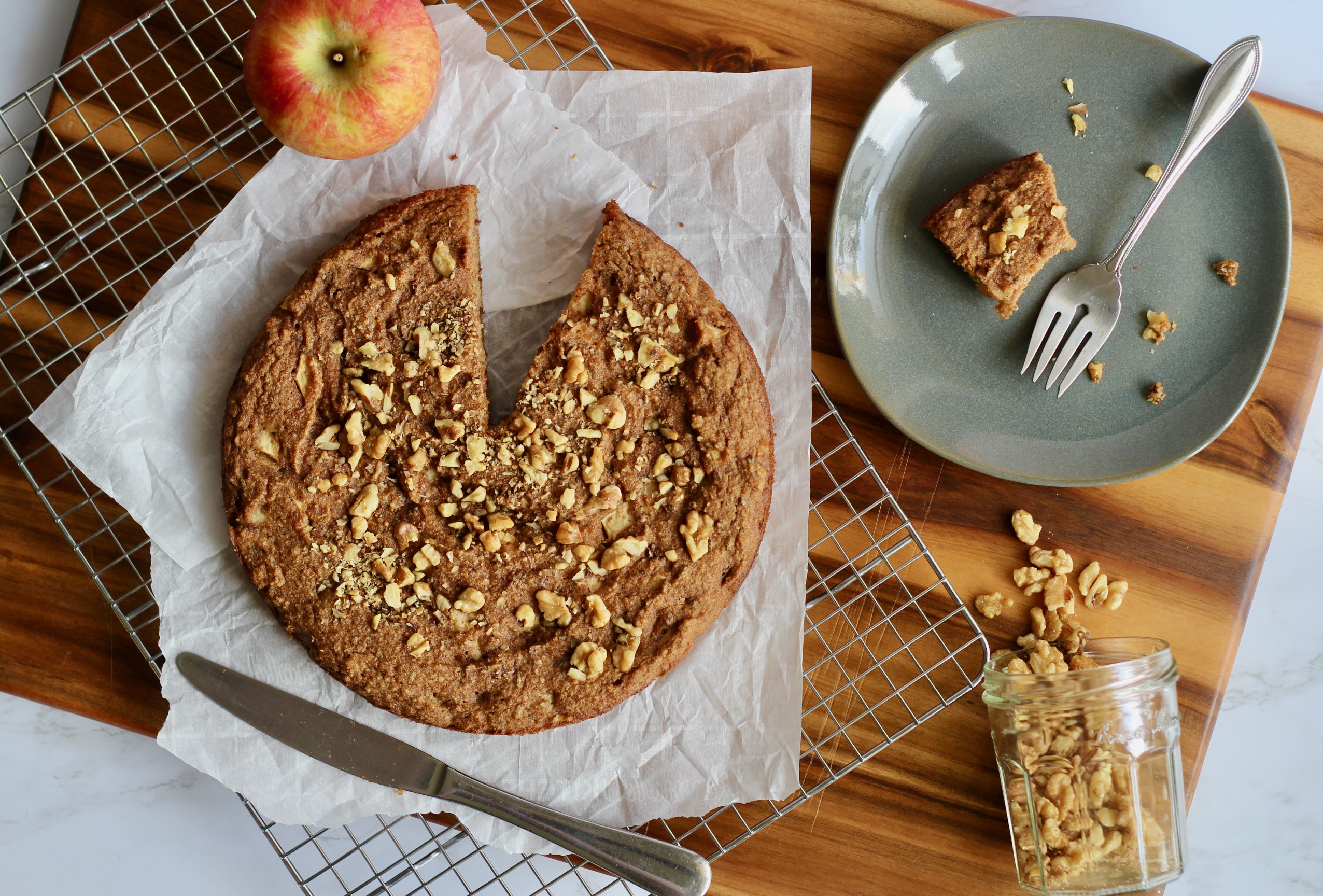 Paleo Applesauce Tea Cake Thyme for Honey