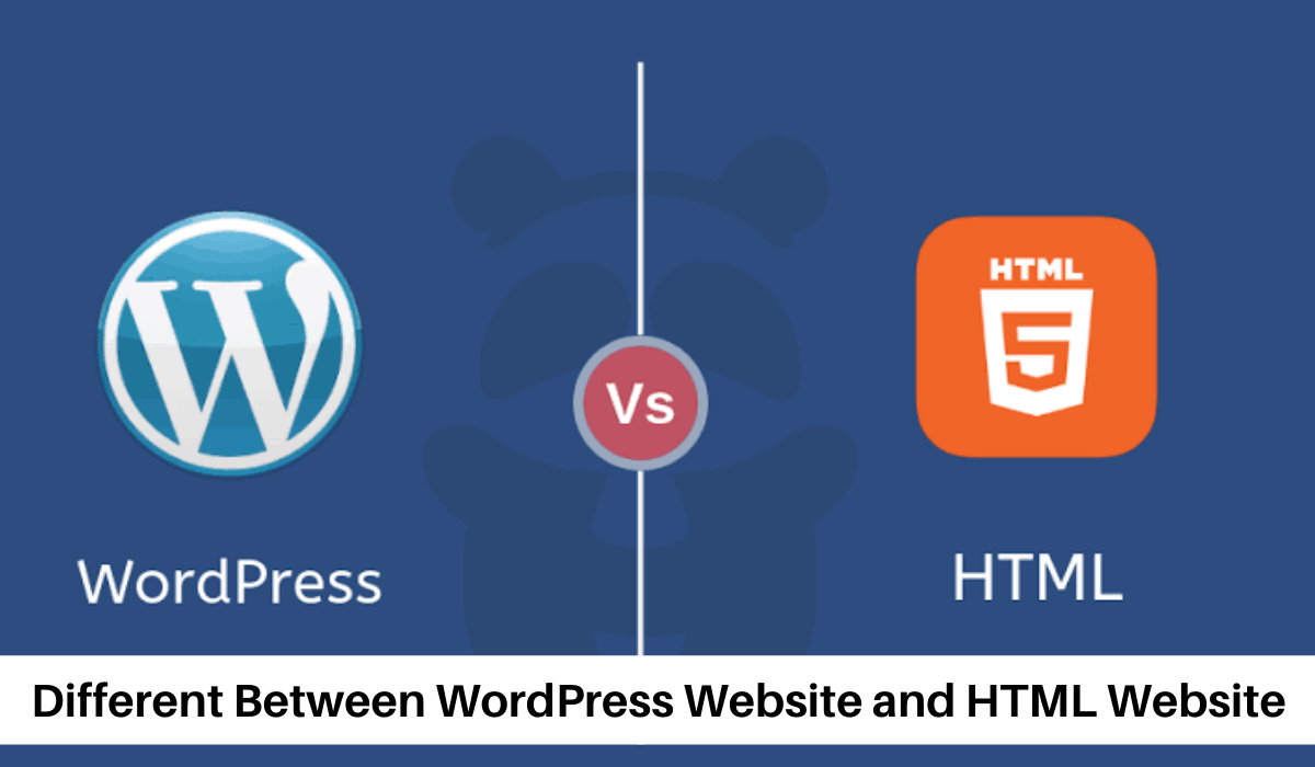 Difference Between WordPress Website And HTML Website - Tihalt