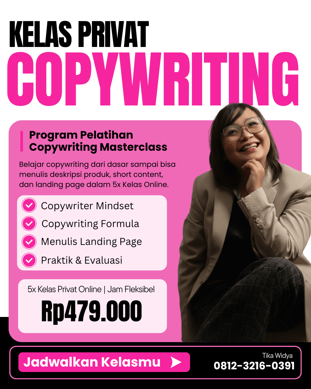 Kelas privat copywriting masterclass