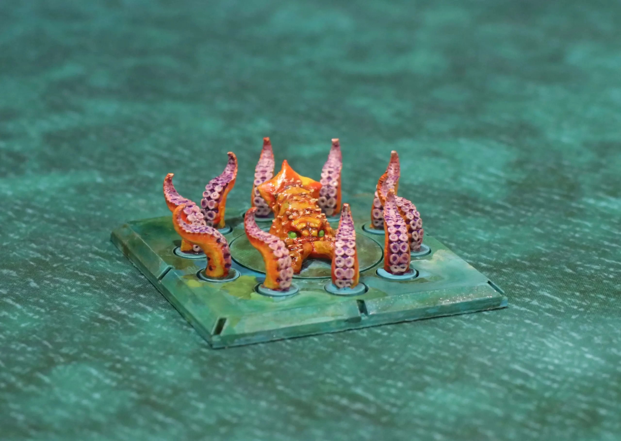 Kraken miniature painted (front angled shot)