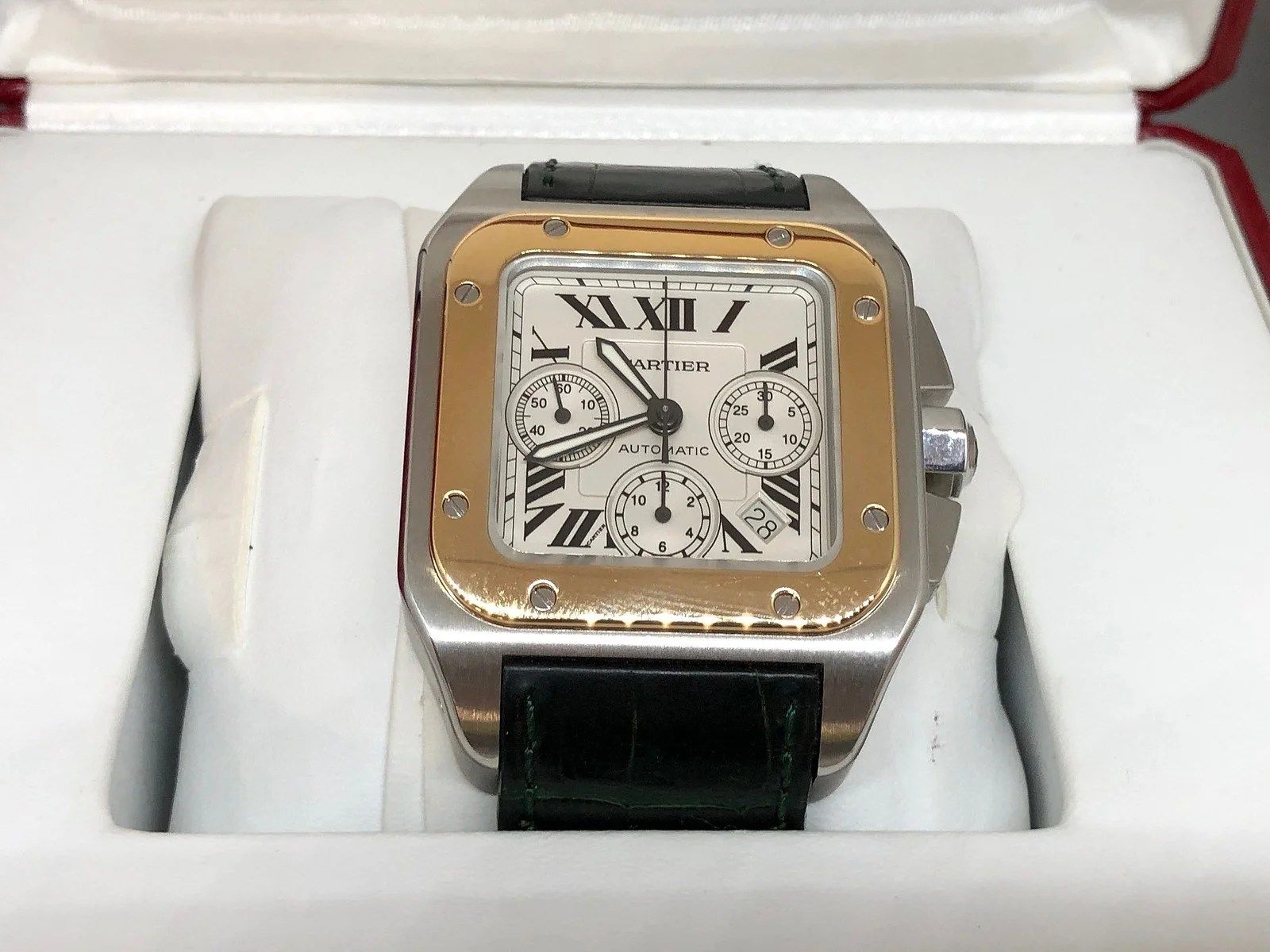 Cartier Santos 100 Xl Chronograph Relojes De Alta Gama