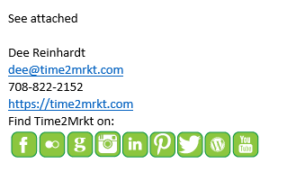 What should a personal email signature include? Email Signatures