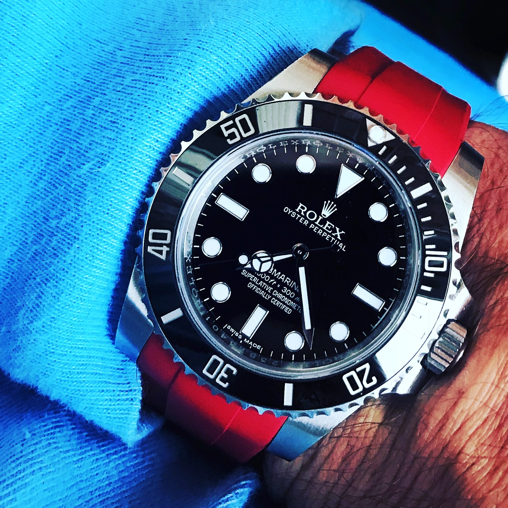 So Shoot Me I Like My Submariner On A Rubber Strap
