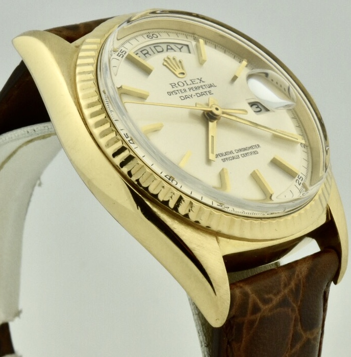 1962 Rolex Day Date 1803 President 18k Yellow Gold 36mm For Sale