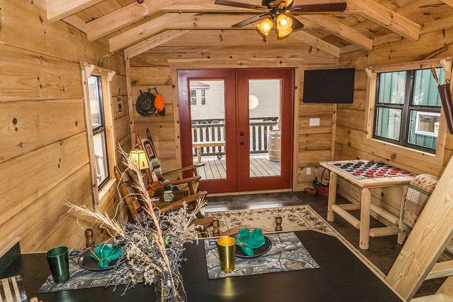 Linking the seneca, muddy branch, and potomac watersheds, visitors can journey from. Log Cabin Park Model Tiny House by Muddy Creek Manufacturing