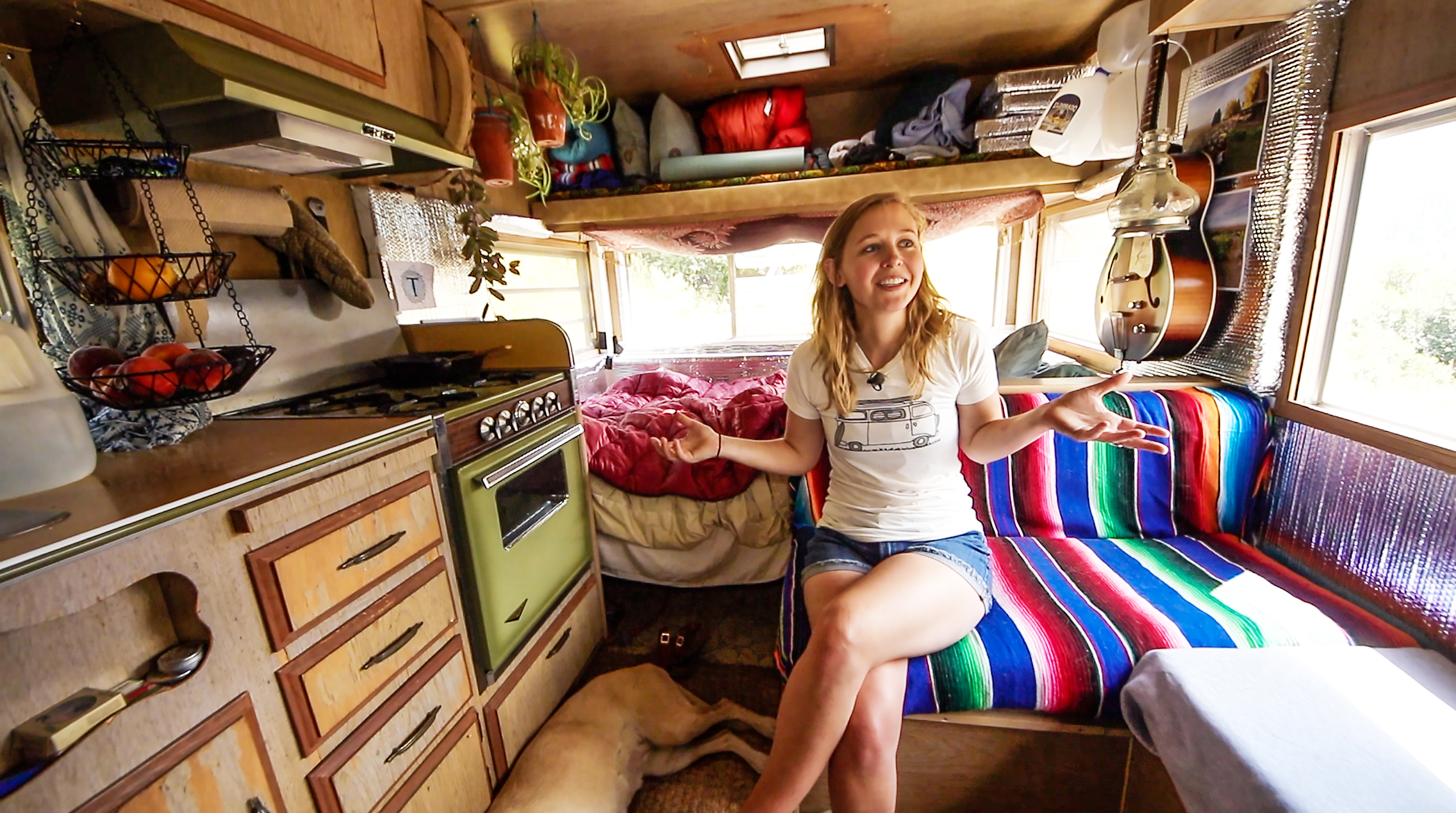 Up to six people can stay in each cabin. Minimalist Couple Living in a Tiny Camper Trailer That