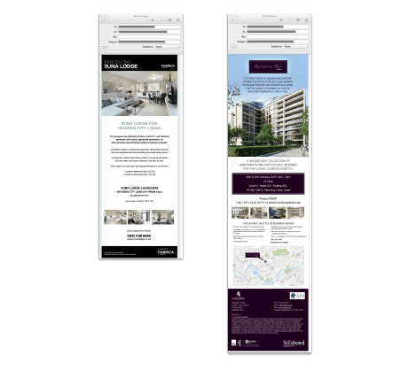 Custom Designed Real Estate Email Newsletter Campaigns for Realtors®