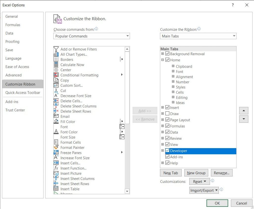 Before you add macros in excel for microsoft 365 for mac or in excel 2019 or 2016 on a mac, display the developer tab on the ribbon. Write Excel Macros Using VBA â A Simple Guide