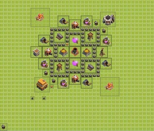 Top 1000 town hall 4 clash of clans bases. Base Th4 Farming Tips Dani