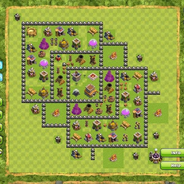 You'r search for best th8 base links ends here because we have complied around 16 best town hall 8 war, farming, hybrid and trophy base layout. Defense Th8 4 Tips Dani