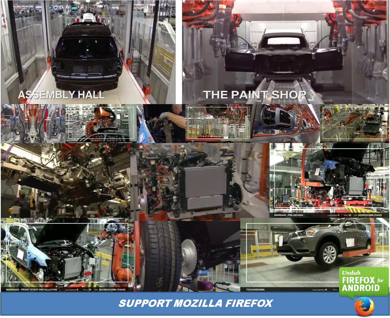 Proses perakitan mobil di pabrik suzuki di kawasan industri giic deltamas, cikarang, bekasi, jawa barat. Industri Manufaktur Perakitan Kendaraan Tkr020