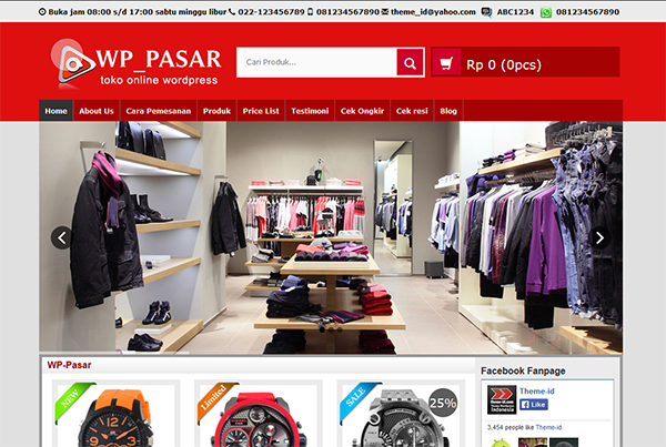 Cepatlakoo adalah sebuah theme atau template toko online untuk wordpress + woocommerce. Wp Pasar Theme Tokosatu Jasa Pembuatan Website Dan Toko Online