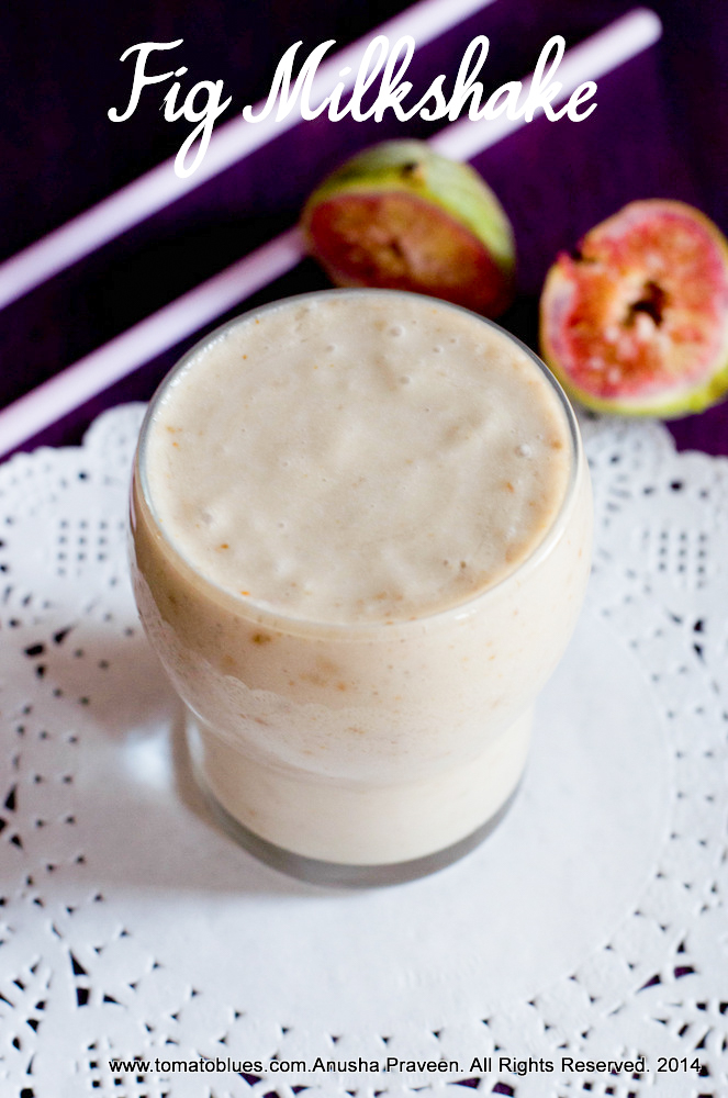 Fresh Fig Milkshake Recipe